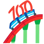 100 Punkte + Achterbahn