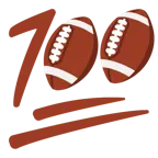 100 Punkte + Football