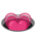 wachsendes Herz + Loch