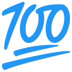 blaues Herz + 100 Punkte