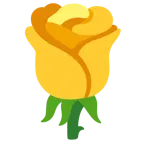 gelbes Herz + Rose