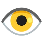 gelbes Herz + Auge