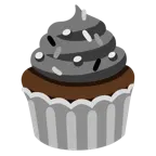 schwarzes Herz + Cupcake