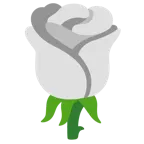 weißes Herz + Rose