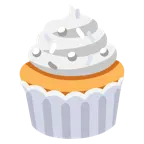 weißes Herz + Cupcake