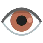 braunes Herz + Auge