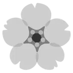 graues Herz + Kirschblüte