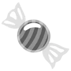 graues Herz + Bonbon