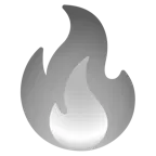 graues Herz + Feuer