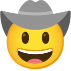 graues Herz + Gesicht mit Cowboyhut