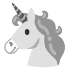 graues Herz + Einhorn