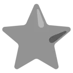 graues Herz + weißer mittelgroßer Stern