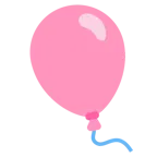 pinkes Herz + Luftballon