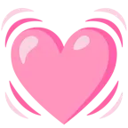 pinkes Herz + schlagendes Herz