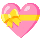 pinkes Herz + Herz mit Schleife