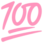 pinkes Herz + 100 Punkte