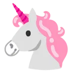 pinkes Herz + Einhorn