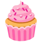 pinkes Herz + Cupcake