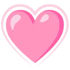 pinkes Herz + Herz