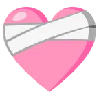 pinkes Herz + Herz mit Verband
