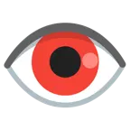 rotes Herz + Auge