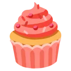 rotes Herz + Cupcake