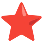 rotes Herz + weißer mittelgroßer Stern