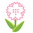 tulipán + flor blanca
