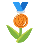 Tulpe + Bronzemedaille