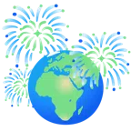 fuochi d’artificio + Europa e Africa