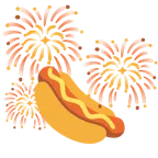 fuochi d’artificio + hot dog
