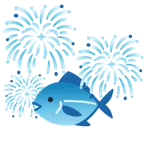 fuochi d’artificio + pesce