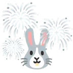 fuochi d’artificio + muso di coniglio