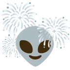 fuochi d’artificio + alieno