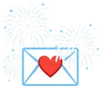 fuochi d’artificio + lettera d’amore