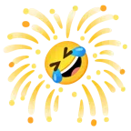 fuochi d’artificio + ridere a crepapelle