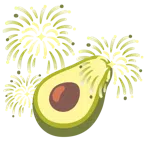 fuochi d’artificio + avocado