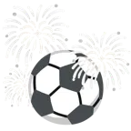 fuochi d’artificio + pallone da calcio