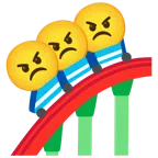 montagne russe + faccina arrabbiata