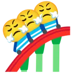 montagne russe + faccina che sbuffa