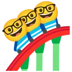 montagne russe + faccina nerd