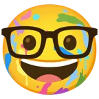 tavolozza + faccina nerd
