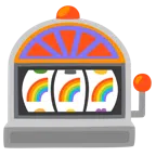 slot machine + arcobaleno