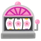 slot machine + fiore di ciliegio