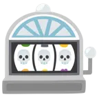 slot machine + teschio