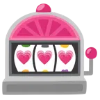 slot machine + cuore che cresce