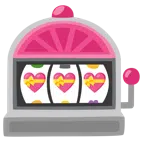 slot machine + cuore con fiocco