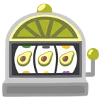 slot machine + avocado