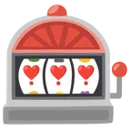 slot machine + punto esclamativo a cuore