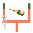 アメフト + シャンパン